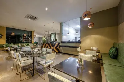 Zona de estar de InHouse Hotel Culiacán