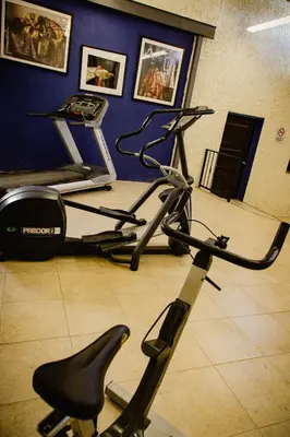 Gimnasio o instalaciones de fitness de HOTEL BOUTIQUE EL VIEJO MUNDO