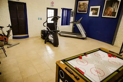 Gimnasio o instalaciones de fitness de HOTEL BOUTIQUE EL VIEJO MUNDO