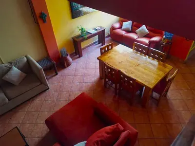 Zona de estar de Casa de los Sueños
