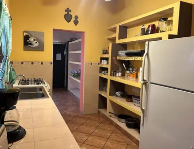 Una cocina o zona de cocina en Casa de los Sueños