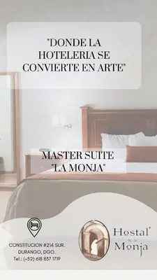 Cama o camas de una habitación en Hostal de La Monja