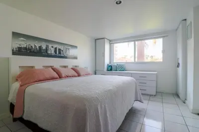 Cama o camas de una habitación en Relax Apt in Marina Puesta del Sol-Pool in Front