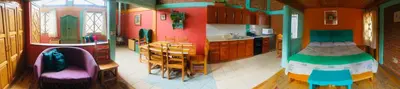 Una cocina o zona de cocina en Departamento tipo cabaña en Creel