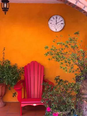 Jardín al aire libre en Hotel JADE