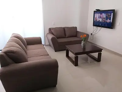 Zona de estar de RENTA VACACIONAL A 2 CUADRAS DE LA PLAYA O MALECON DE MAZATLAN