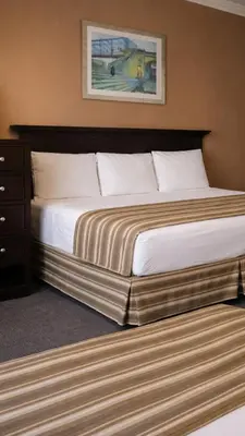 Cama o camas de una habitación en Hotel Zafra