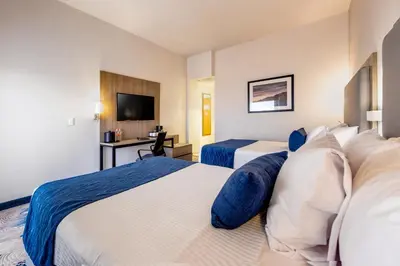 Cama o camas de una habitación en Comfort Inn Hermosillo Aeropuerto