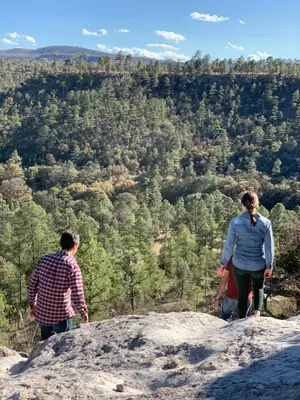 Paisaje cerca de este chalet de montaña