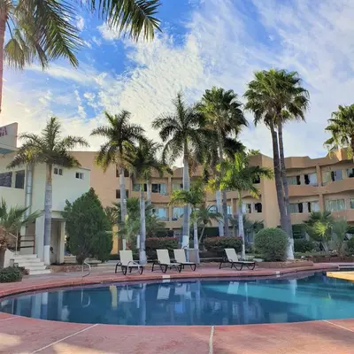 Piscina en o cerca de Hotel Hacienda Tetakawi
