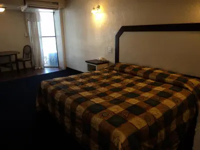 Cama o camas de una habitación en Hotel San Luis de Nogales