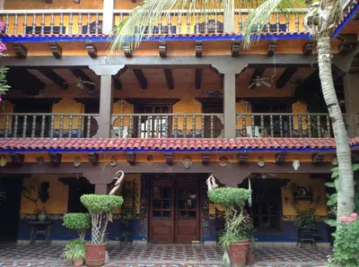 Un balcón o terraza de Hotel el Fuerte