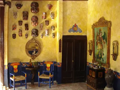 Zona de estar de Hotel el Fuerte