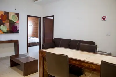 Zona de estar de Madison Suites