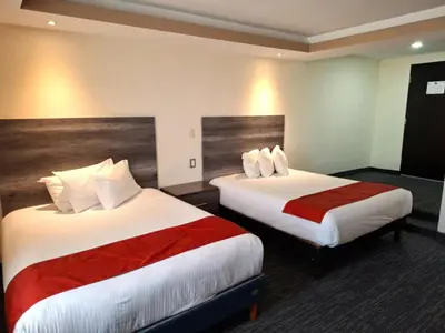 Cama o camas de una habitación en Hotel ALO! Express