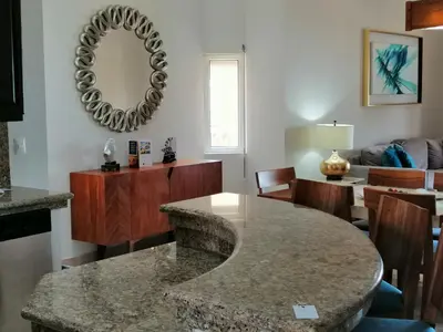 Zona de estar de Luxury Suites By Estrella del Mar