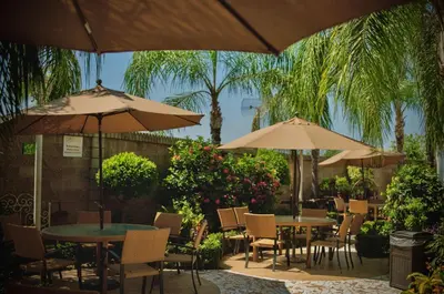 Jardín al aire libre en Hotel Maioris Kumate Culiacán