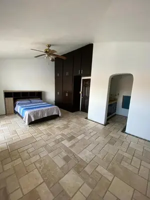 Cama o camas de una habitación en Villas Puerto Iguanas, Marina Mazatlán