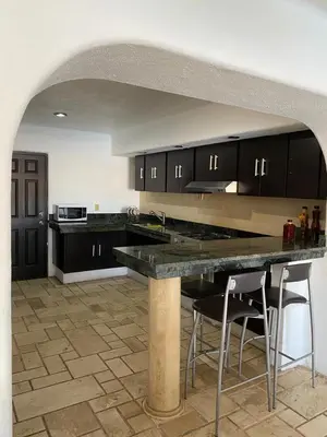 Una cocina o zona de cocina en Villas Puerto Iguanas, Marina Mazatlán