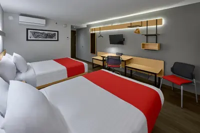 Cama o camas de una habitación en City Express by Marriott Guaymas
