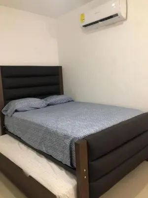 Cama o camas de una habitación en Linda casa 12 Malecon Central Park Acuario