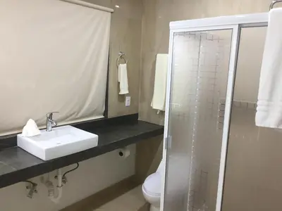 Un baño de Linda casa 12 Malecon Central Park Acuario