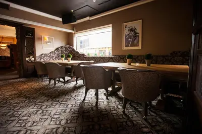 Un restaurante o sitio para comer en Hotel Fray Marcos