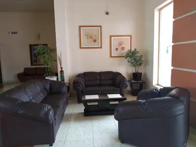 Zona de estar de Hotel Jiménez Plaza
