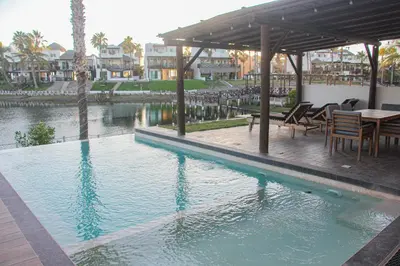 Piscina en o cerca de Casa en Nuevo Altata con Alberca Privada, Villa del mar