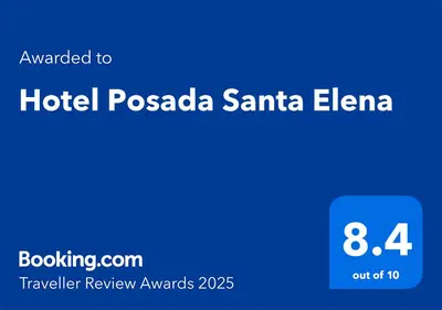 Certificado, premio, señal o documento que está expuesto en Hotel Posada Santa Elena
