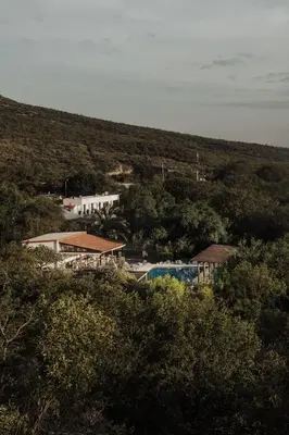 Paisaje cerca de este camping