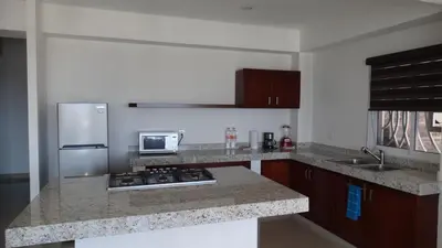 Una cocina o zona de cocina en Suite Chiametlan Cerro de la Neveria MZ
