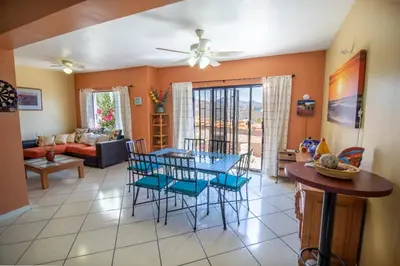 Zona de estar de Alberca Caliente, Heated Pool House with the view