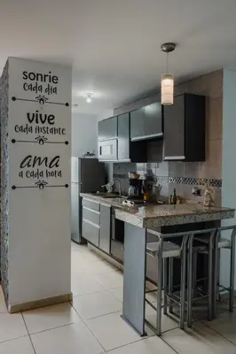 Una cocina o zona de cocina en Punta Esmeralda I