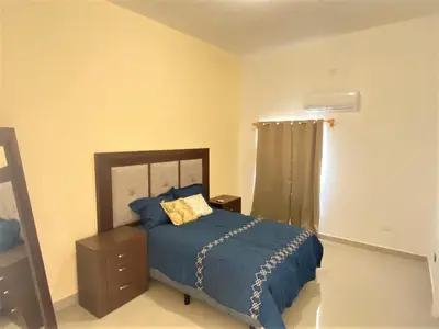 Cama o camas de una habitación en Casa nueva recien equipada y completa.