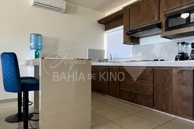 Una cocina o zona de cocina en Diamante Dos Joyas Del Mar Bahia de Kino