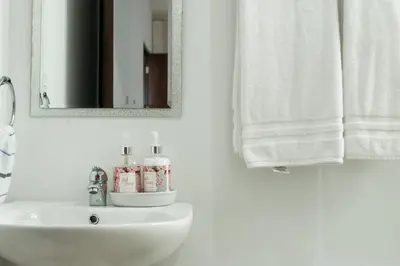 Un baño de CASA FAMILIAR PARA 8 PERSONAS EN RESIDENCIAL SEGURO