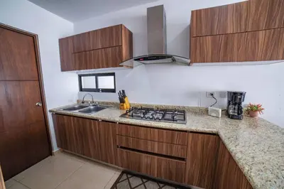 Una cocina o zona de cocina en CASA VACACIONAL PERFECTA PARA TU FAMILIA!