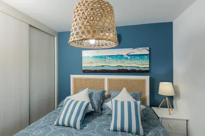 Cama o camas de una habitación en Departamento NUEVO equipado completo!!