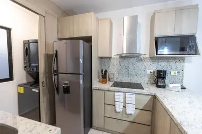 Una cocina o zona de cocina en Departamento nuevo en PLANTA BAJA