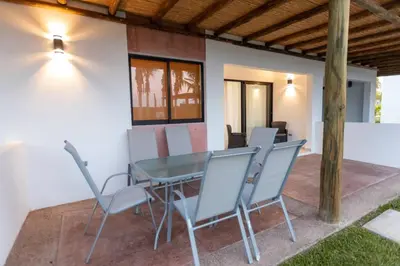 Un patio o zona al aire libre en Departamento nuevo en PLANTA BAJA