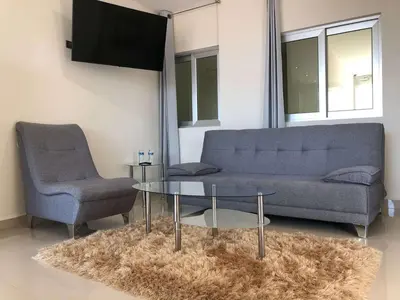 Zona de estar de Suites Rubí - Las Mejores vistas de San Carlos
