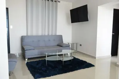 Zona de estar de Suites Rubí - Las Mejores vistas de San Carlos