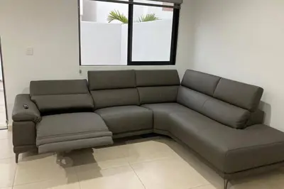 Zona de estar de Preciosa Enjoyable Casa 12 Personas Alberca Playa Coto 24H