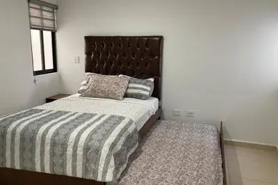 Cama o camas de una habitación en Preciosa Enjoyable Casa 12 Personas Alberca Playa Coto 24H