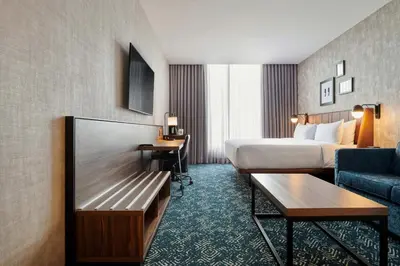 Cama o camas de una habitación en Four Points by Sheraton Ciudad Juarez