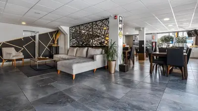 Zona de estar de Hotel Plaza Regina Torreon