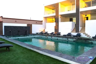 Piscina en o cerca de Departamento Turquesa 2 Joyas del Mar