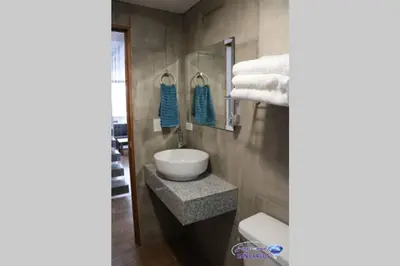 Un baño de Departamento Turquesa 4 Joyas de San Carlos