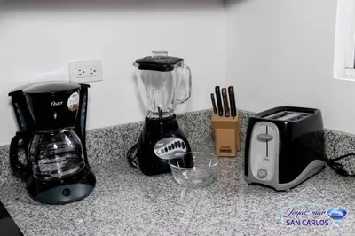 Utensilios para hacer té y café en Departamento Turquesa 4 Joyas de San Carlos